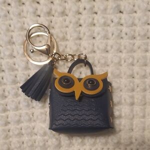 Owl Keychain with Tassel